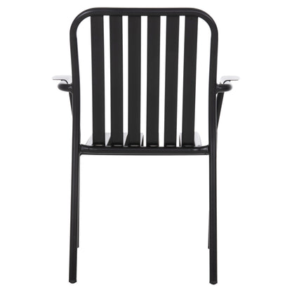 Aluminum Armchair Rachel Hm6088.01 Black 63x58x85hcm.