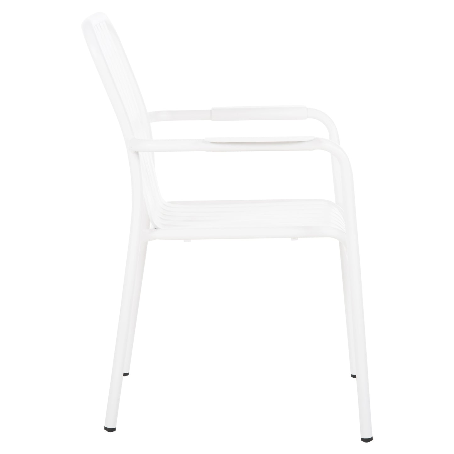 Aluminum Armchair Rachel Hm6088.02 White 63x58x85hcm.