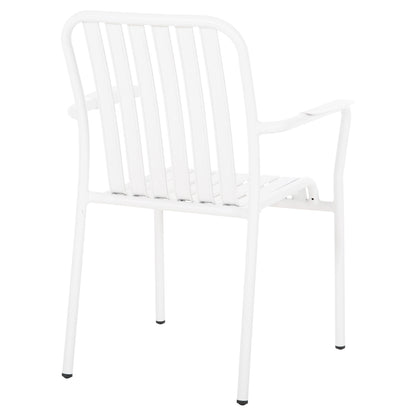Aluminum Armchair Rachel Hm6088.02 White 63x58x85hcm.