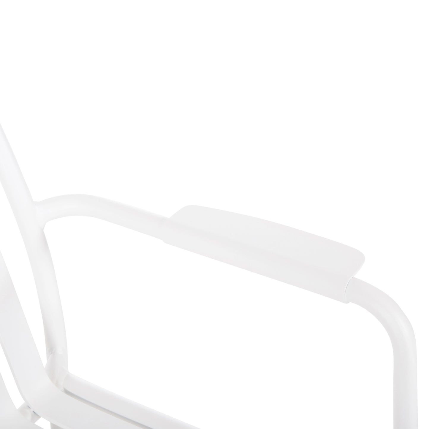 Aluminum Armchair Rachel Hm6088.02 White 63x58x85hcm.