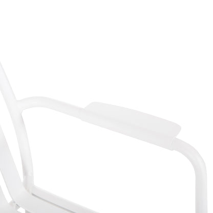 Aluminum Armchair Rachel Hm6088.02 White 63x58x85hcm.