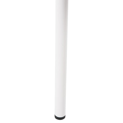 Aluminum Armchair Rachel Hm6088.02 White 63x58x85hcm.