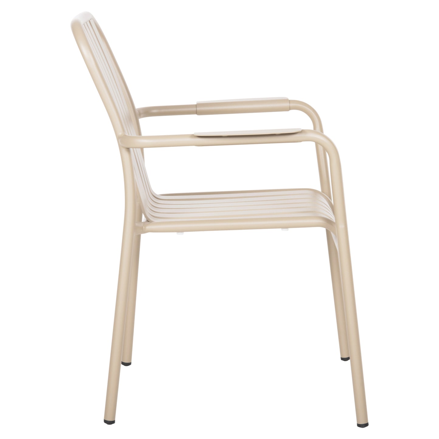 Aluminum Armchair Rachel Hm6088.04 Champagne Color 63x58x85hcm.