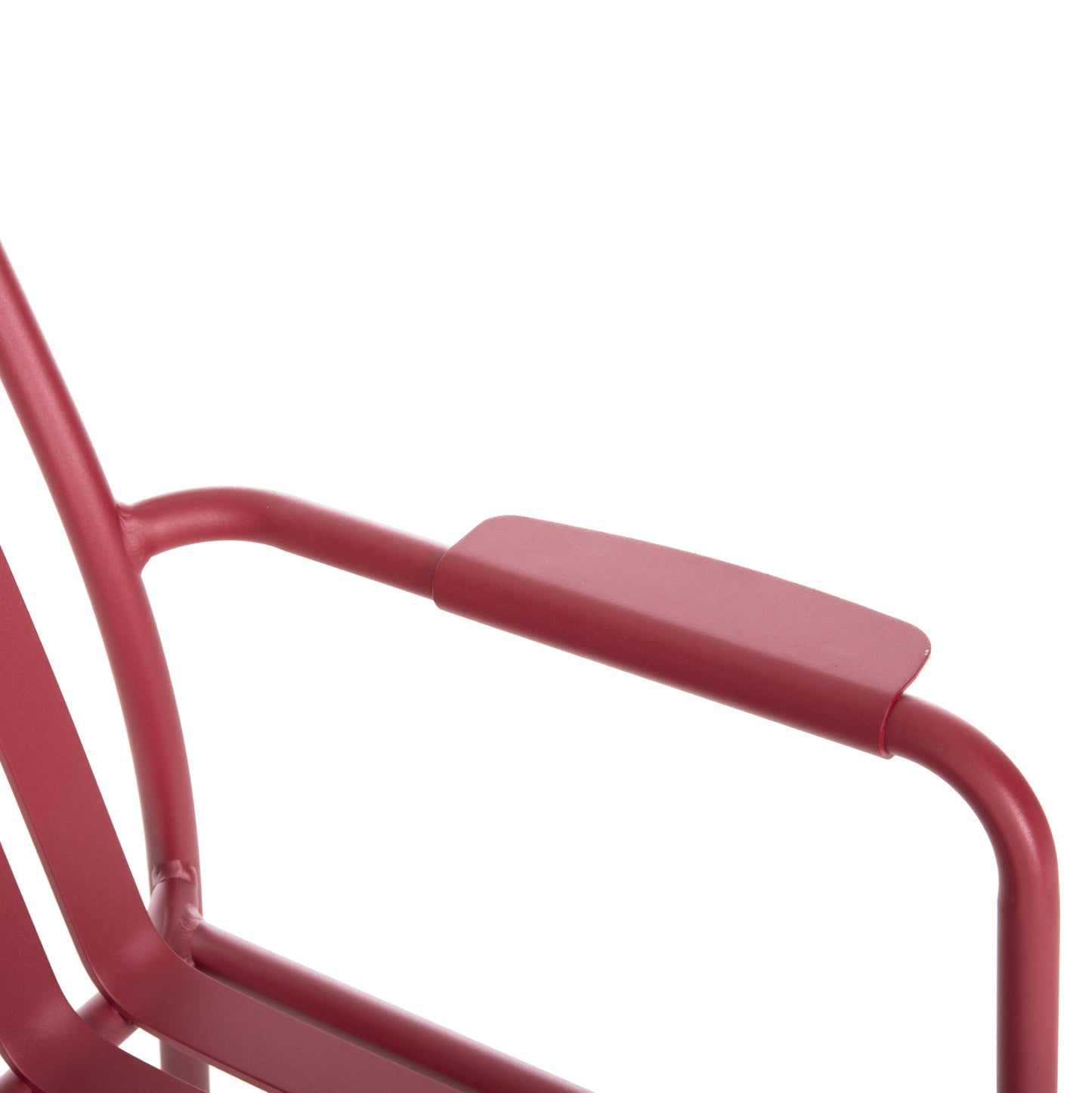 Aluminum Armchair Rachel Hm6088.05 Red 63x58x85hcm.