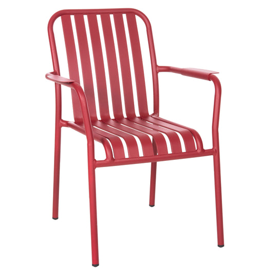 Aluminum Armchair Rachel Hm6088.05 Red 63x58x85hcm.