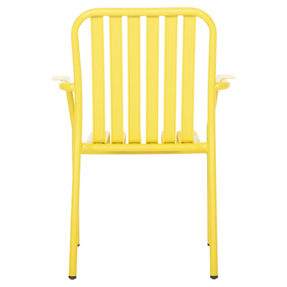 Aluminum Armchair Rachel Hm6088.06 Yellow 63x58x85hcm.