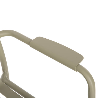 Aluminum Armchair Rachel Hm6088.07 Dark Olive 63x58x85hcm.