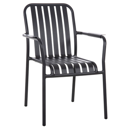 Aluminum Armchair Rachel Hm6088.10 Anthracite 63x58x85hcm.