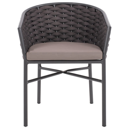 Armchair Aluminum With Foamy Rope Dark Grey 60x57x77hcm.hm5859.01