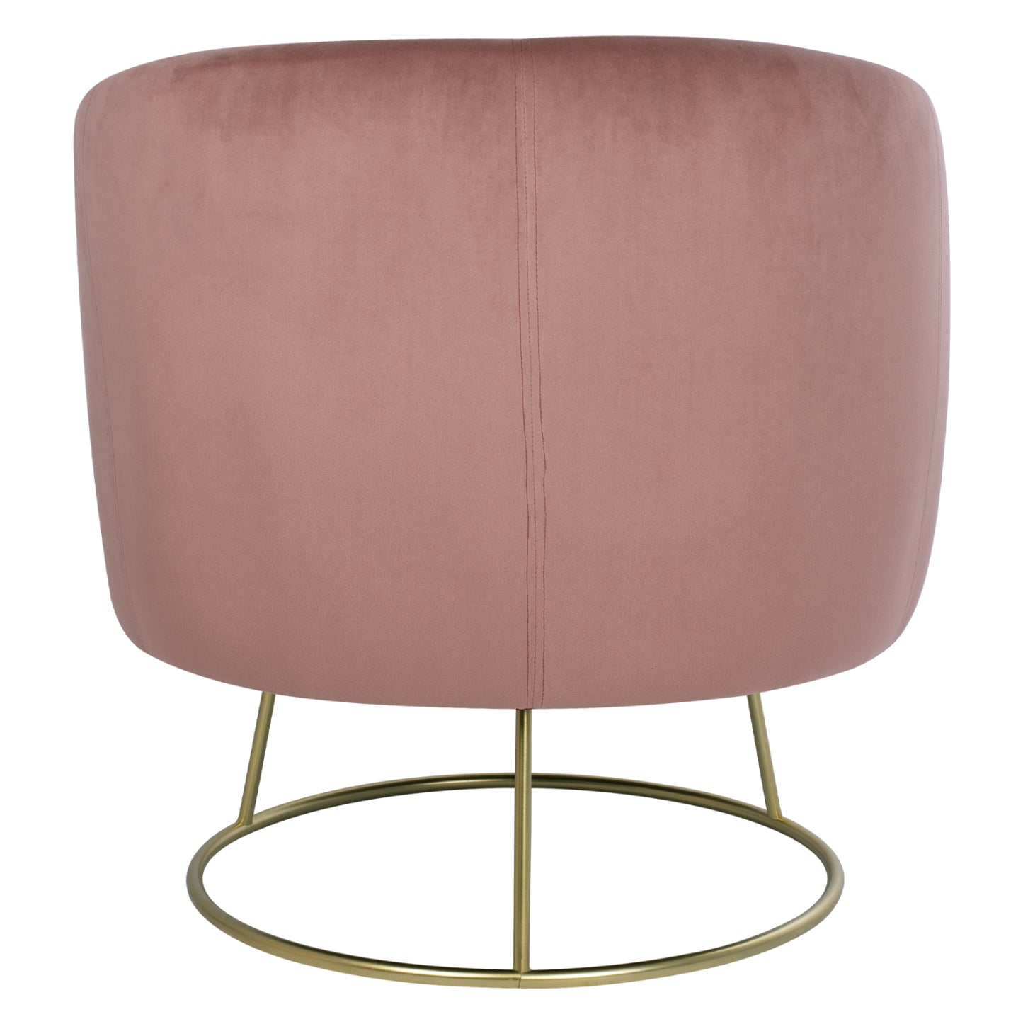 Velvet Armchair Arien Hm8403.02 Dusty Pink, Golden Base 80x75x82cm