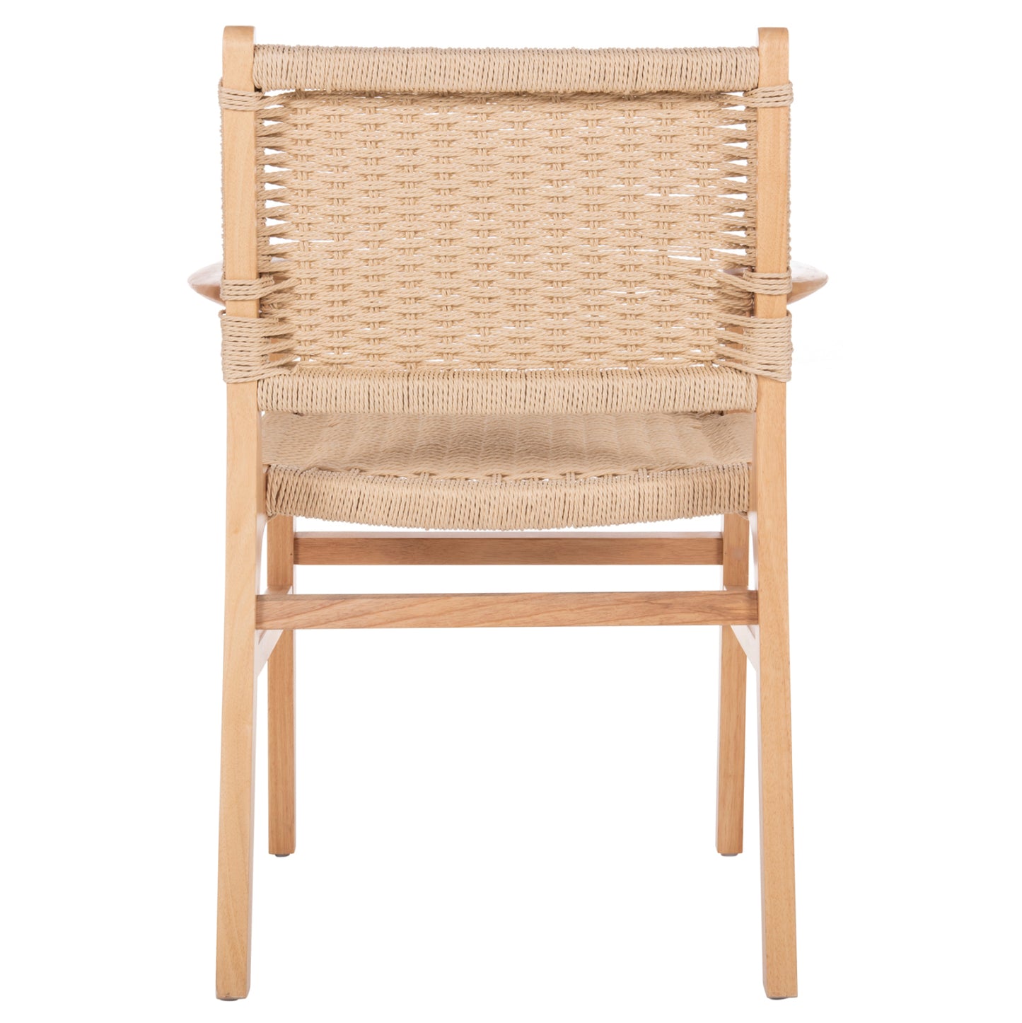 Armchair Hm9331.01 Ignacio Indoors Rubberwood Rope Seat 61x56x83Η