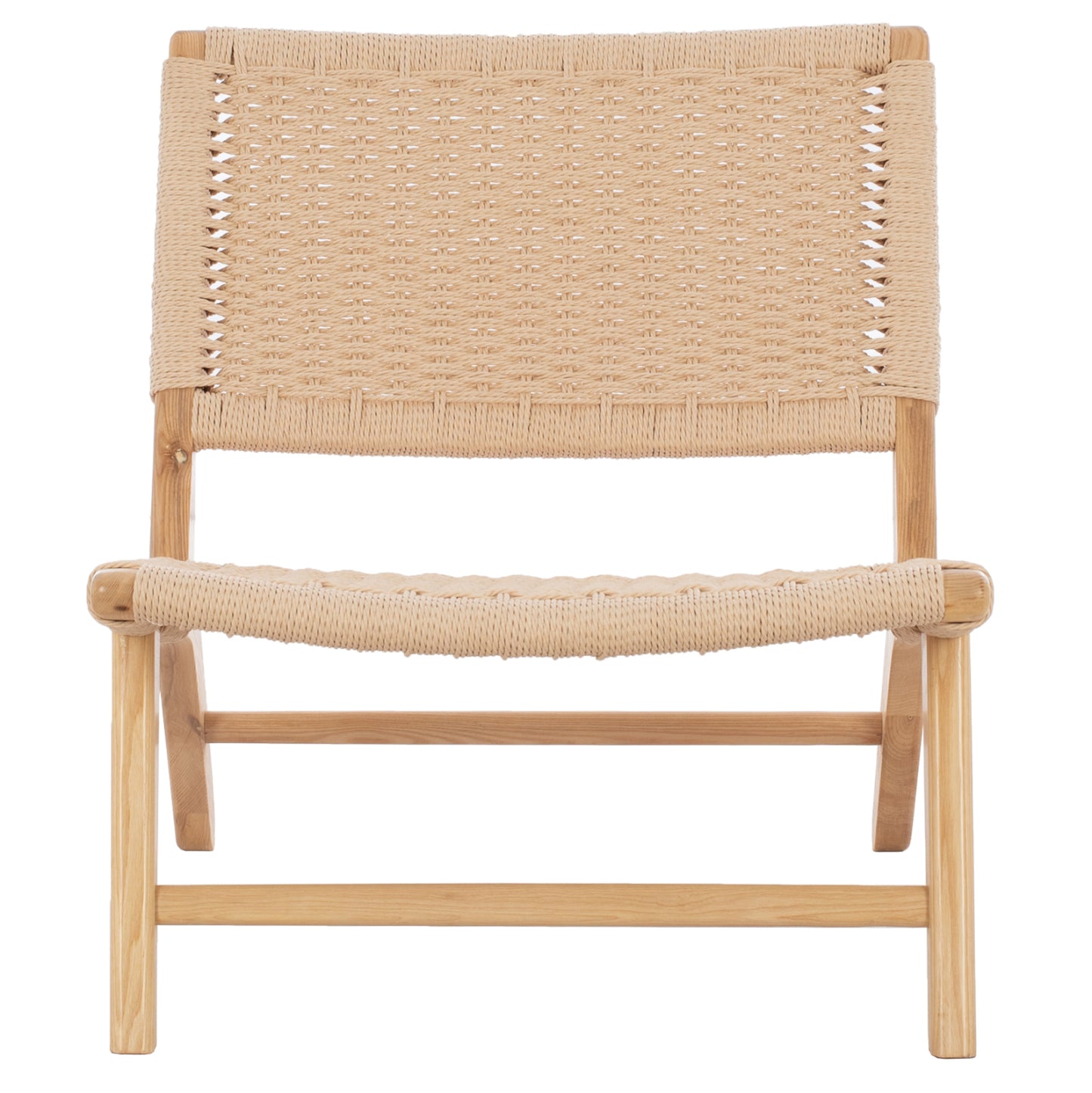 Hm8917.01 Armchair Anika Indoors Wooden Rope-knitted 67,5x75x73,5h