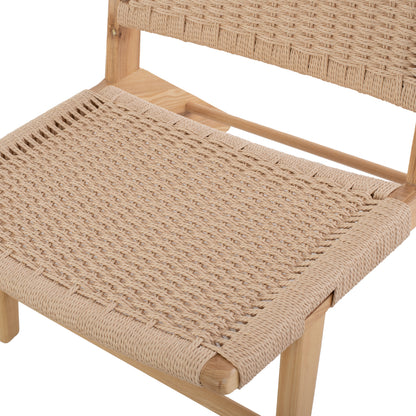 Hm8917.01 Armchair Anika Indoors Wooden Rope-knitted 67,5x75x73,5h