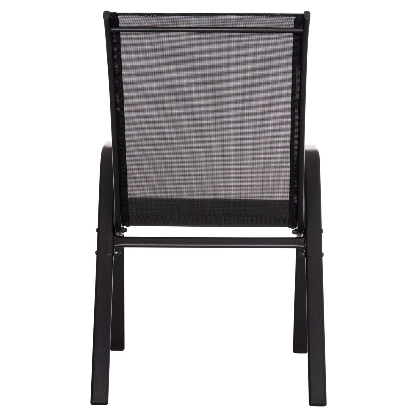 Outdoor Armchair Leon Hm5000.43 Black Metal Frame & Textilene-4pcs Set- 55x70x91hcm.