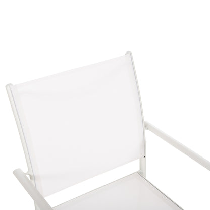 Outdoor Armchair Redan Hm5976.02 White Metal-white Textilene 56x60x88hcm.