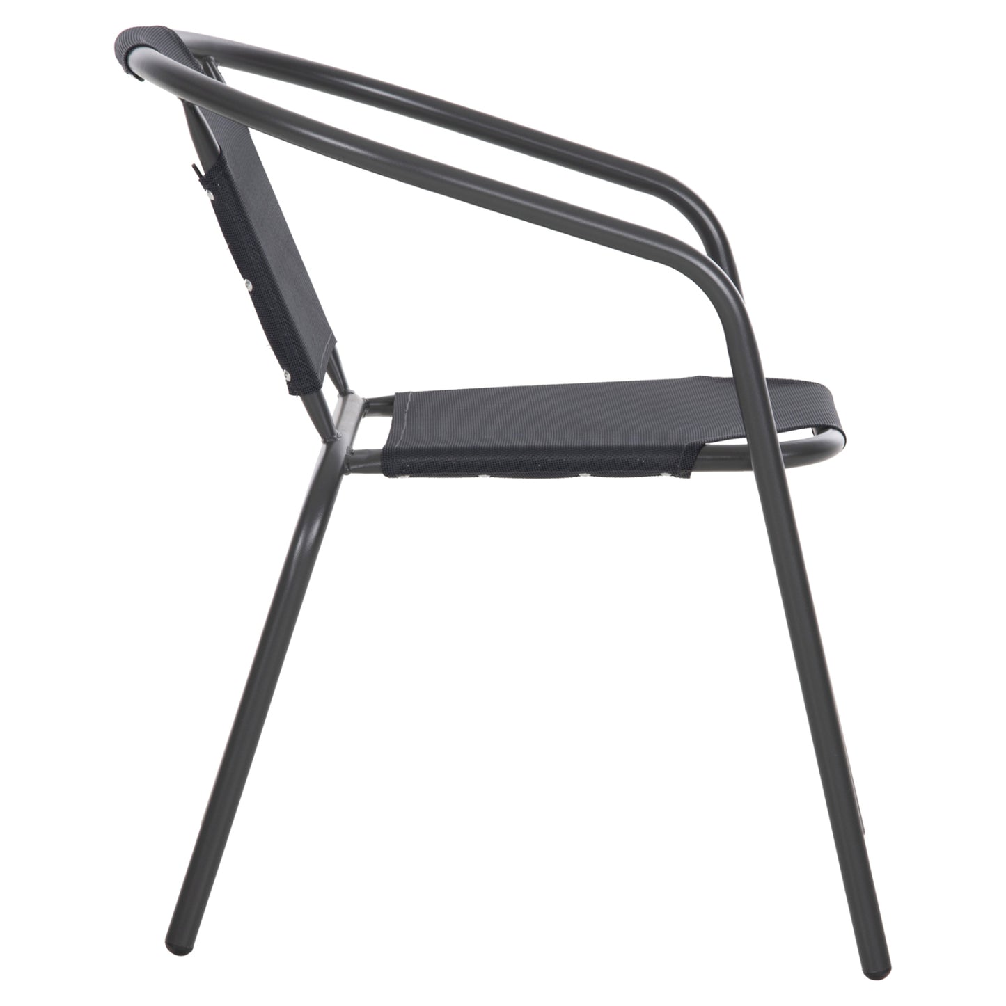 Armchair Outdoor Ledan Hm5977.01 Metal & Textilene In Grey 55x58x72hcm.