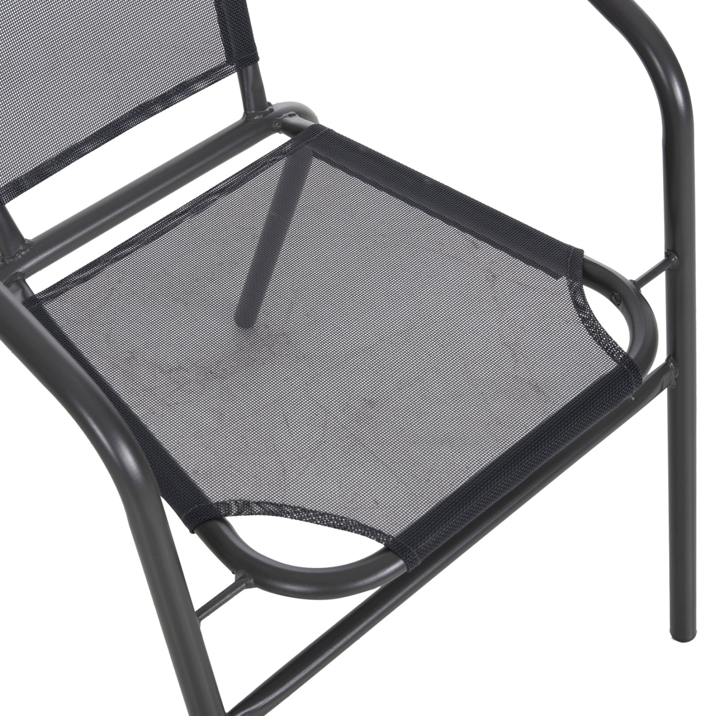 Armchair Outdoor Ledan Hm5977.01 Metal & Textilene In Grey 55x58x72hcm.