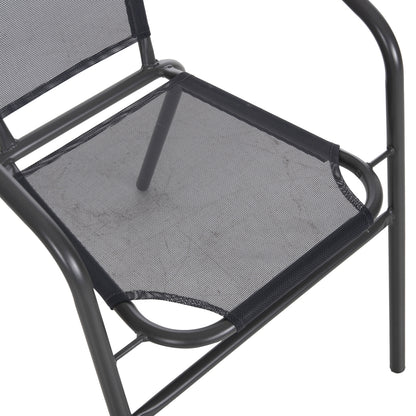 Armchair Outdoor Ledan Hm5977.01 Metal & Textilene In Grey 55x58x72hcm.