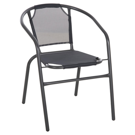 Armchair Outdoor Ledan Hm5977.01 Metal & Textilene In Grey 55x58x72hcm.