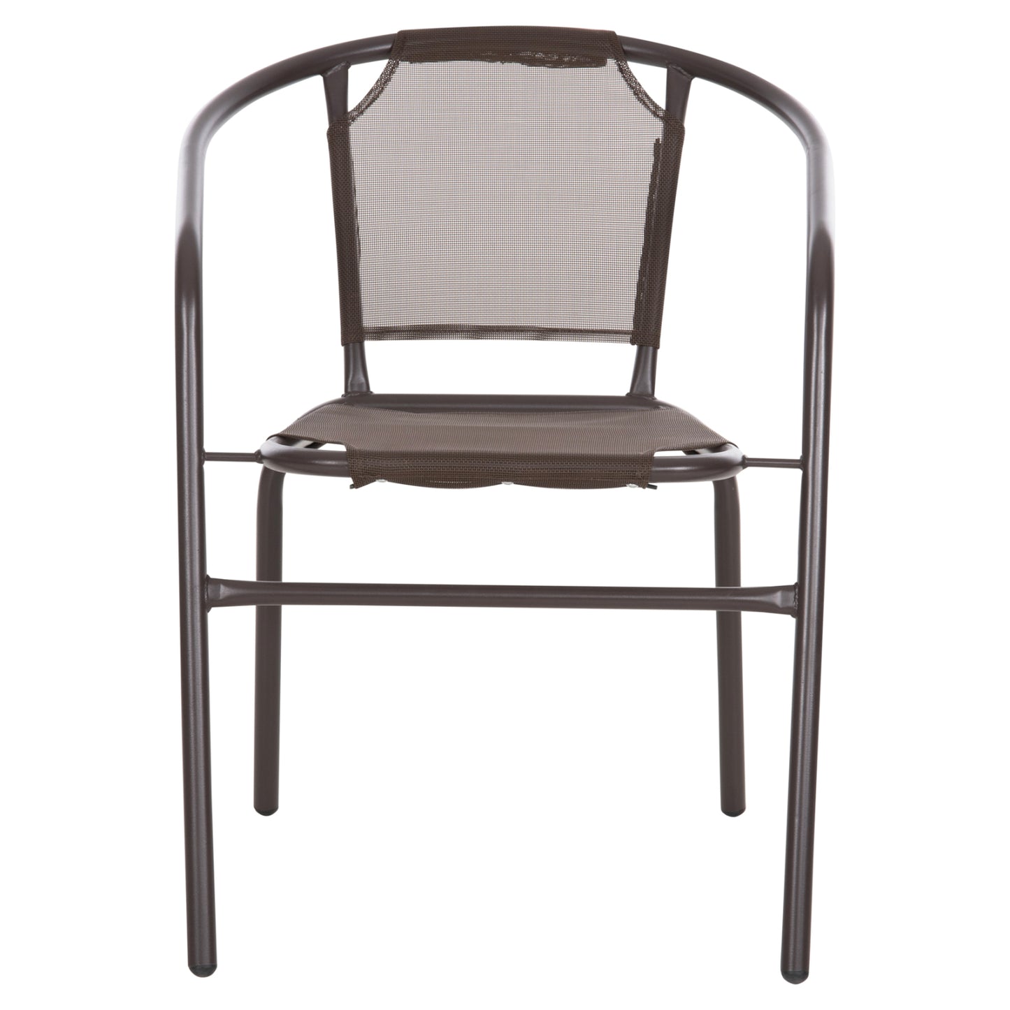 Armchair Outdoor Ledan Hm5977.02 Metal & Textilene In Brown 55x58x72hcm.