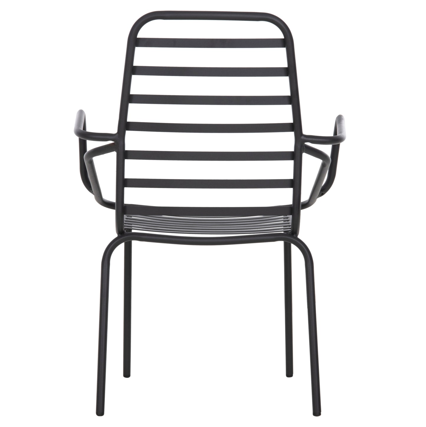 Armchair Outdoor Free Hm6045 Metallc Black 61x53x87hcm.