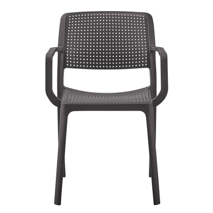 Armchair Outdoor Comfee Hm6102.09 Polypropylene In Brown 54x57x83hcm.