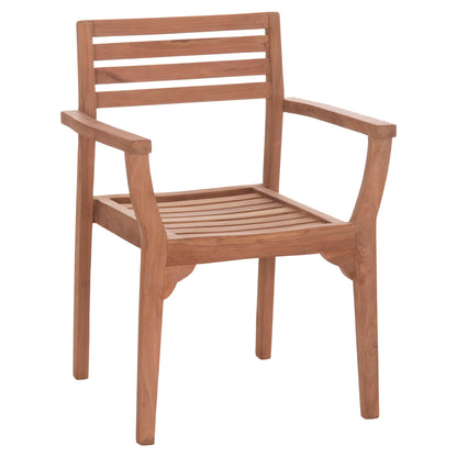 Outdoor Dining Chair Ermioni Hm18129 Teak Wood--natural Color 60x59x84hcm.