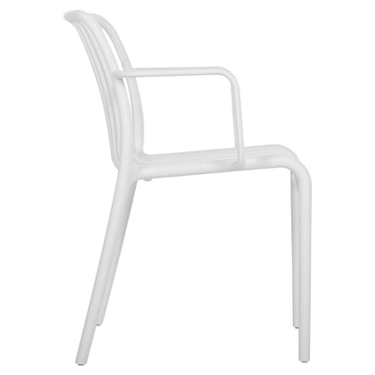 Armchair Outdoor Convee Hm6105.01 Polypropylene In White 55x56x79h Cm.
