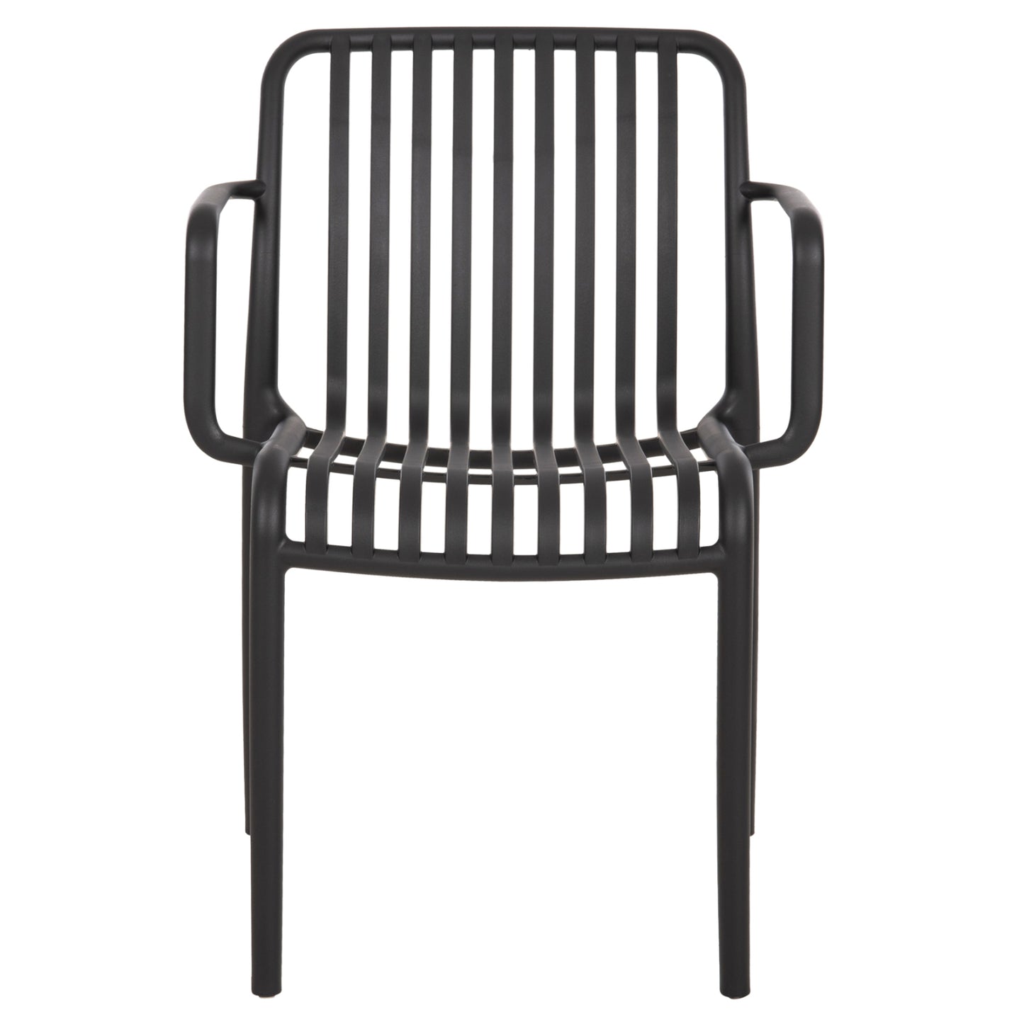 Armchair Outdoor Convee Hm6105.02 Polypropylene In Black 55x56x79h Cm.