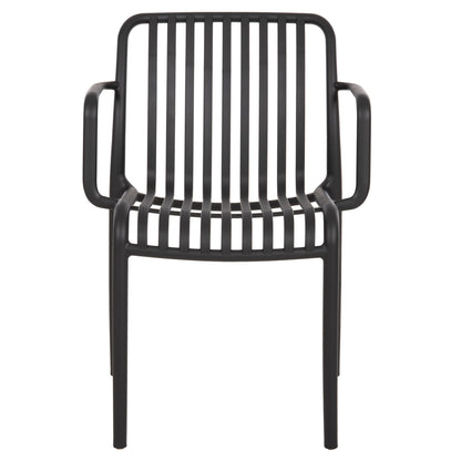 Armchair Outdoor Convee Hm6105.02 Polypropylene In Black 55x56x79h Cm.
