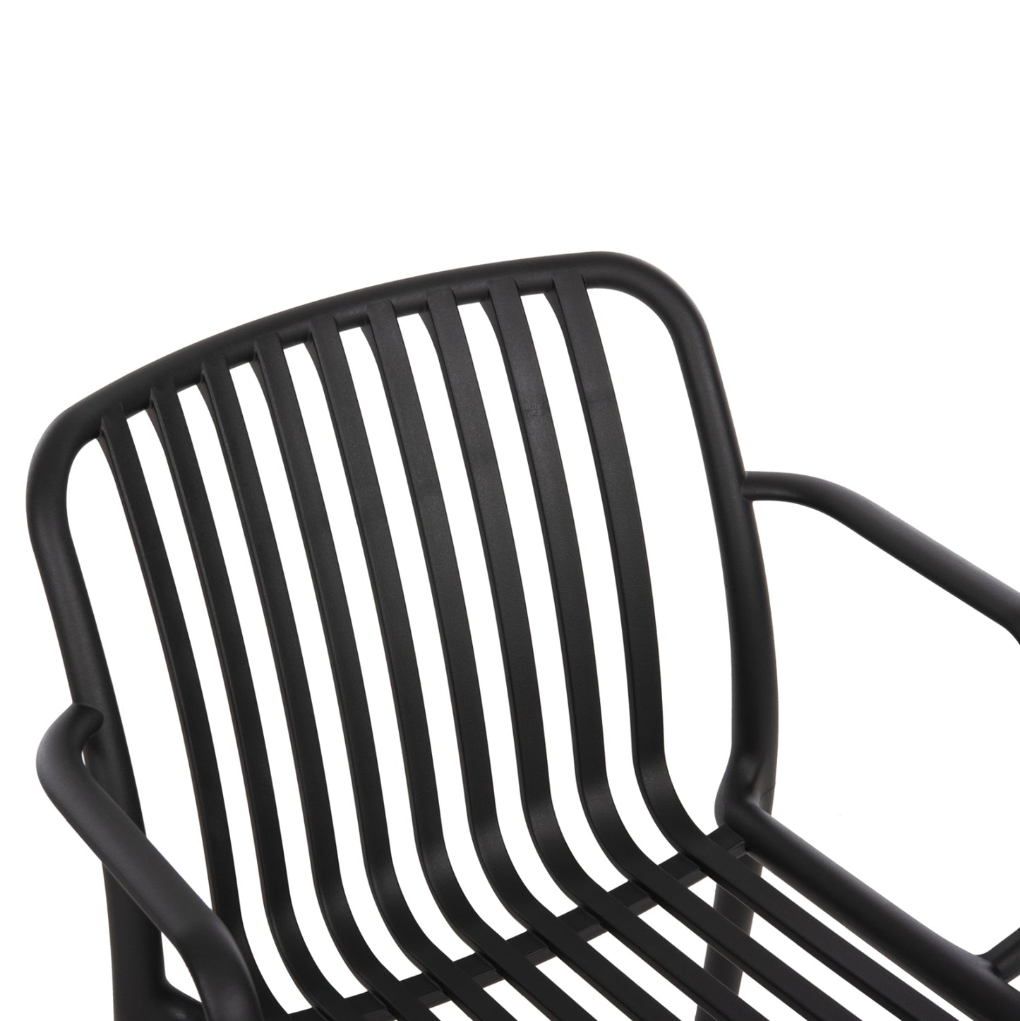 Armchair Outdoor Convee Hm6105.02 Polypropylene In Black 55x56x79h Cm.