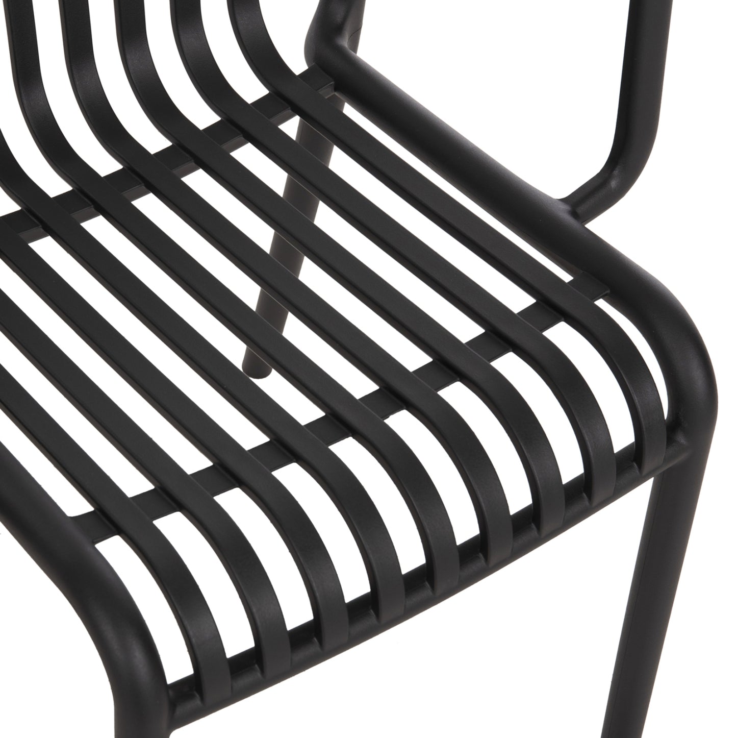 Armchair Outdoor Convee Hm6105.02 Polypropylene In Black 55x56x79h Cm.