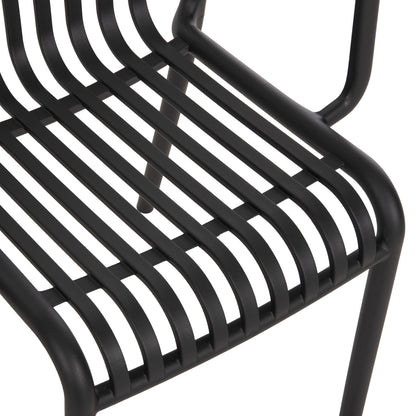 Armchair Outdoor Convee Hm6105.02 Polypropylene In Black 55x56x79h Cm.