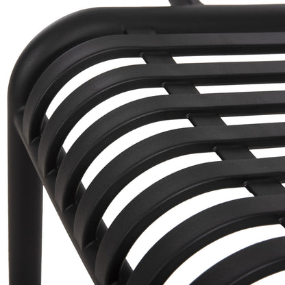 Armchair Outdoor Convee Hm6105.02 Polypropylene In Black 55x56x79h Cm.