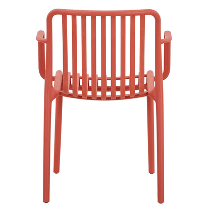 Armchair Outdoor Convee Hm6105.05 Polypropylene In Red 44,5x52,5x79h Cm.