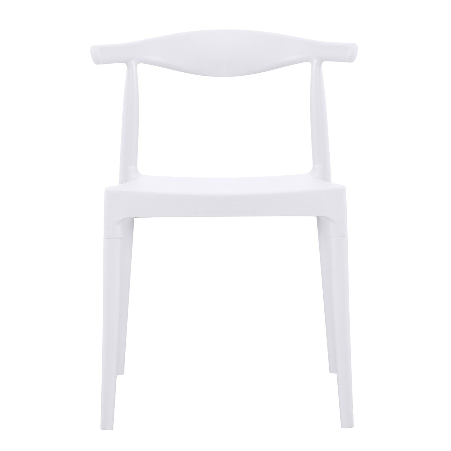 Outdoor Dining Chair Alor Hm6624.01 Polypropylene In White 47x55x74.5hcm.