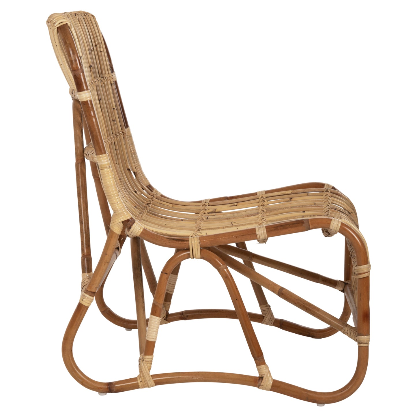 Outdoor Armchair Bronny Hm9644.01 Rattan In Natural Color 60x82x92hcm.