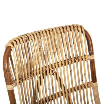 Outdoor Armchair Bronny Hm9644.01 Rattan In Natural Color 60x82x92hcm.