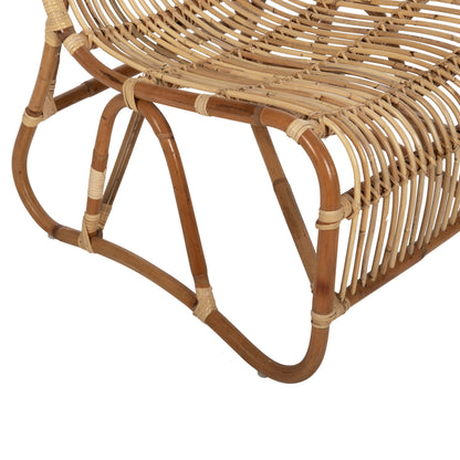 Outdoor Armchair Bronny Hm9644.01 Rattan In Natural Color 60x82x92hcm.
