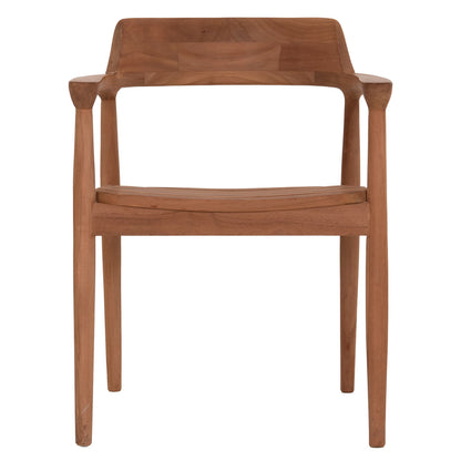 Outdoor Dining Chair Frem Hm18107 Teak Wood In Natural Color 59x54.5x76hcm.