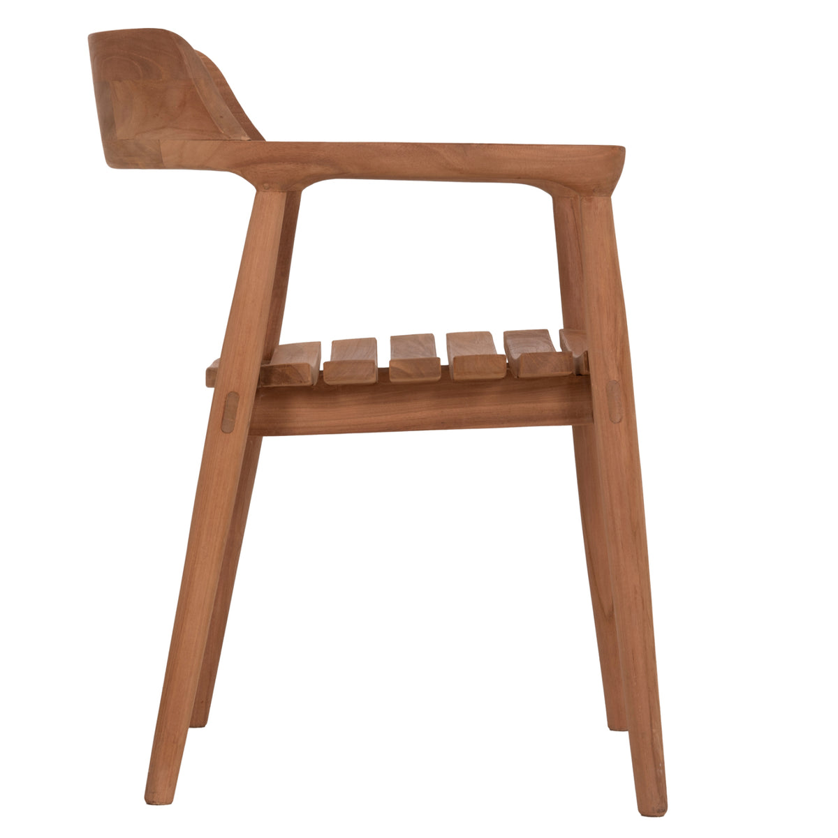 Outdoor Dining Chair Frem Hm18107 Teak Wood In Natural Color 59x54.5x76hcm.