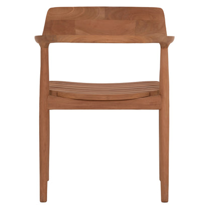 Outdoor Dining Chair Frem Hm18107 Teak Wood In Natural Color 59x54.5x76hcm.