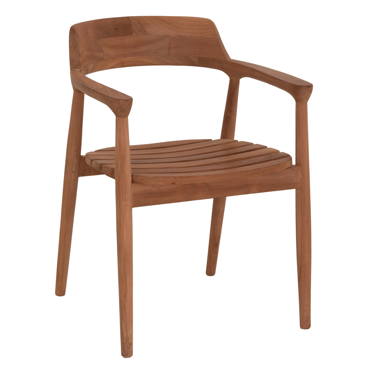 Outdoor Dining Chair Frem Hm18107 Teak Wood In Natural Color 59x54.5x76hcm.