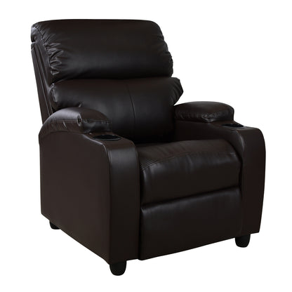 Armchair Relax With Footrest Mechanism Hm0122 Pu Brown 80x95x103 Cm