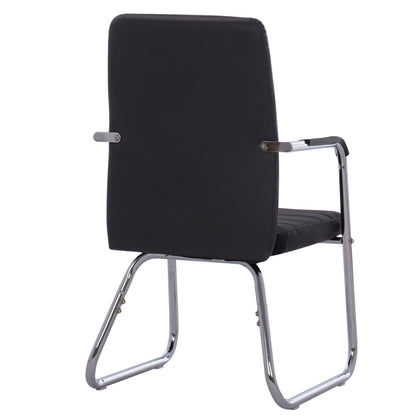 Conference Chair Hm1021.01 With Arms And Black Pu 54x60x94 Cm
