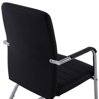 Conference Chair Hm1021.01 With Arms And Black Pu 54x60x94 Cm