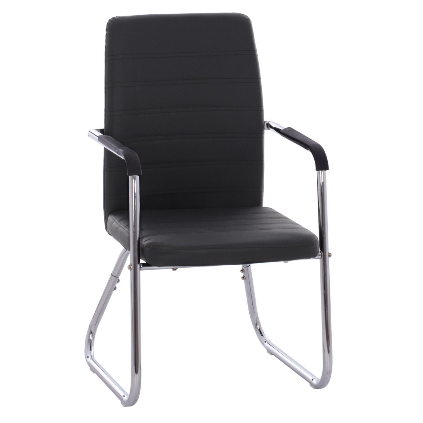 Conference Chair Hm1021.01 With Arms And Black Pu 54x60x94 Cm
