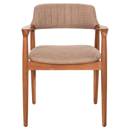 ΠΟΛΥΘΡΟΝΑ James Hm18259 Teak Wood ΜΕ ΣΑΜΠΑΝΙ ΥΦΑΣΜΑ 57x52x76Υεκ.