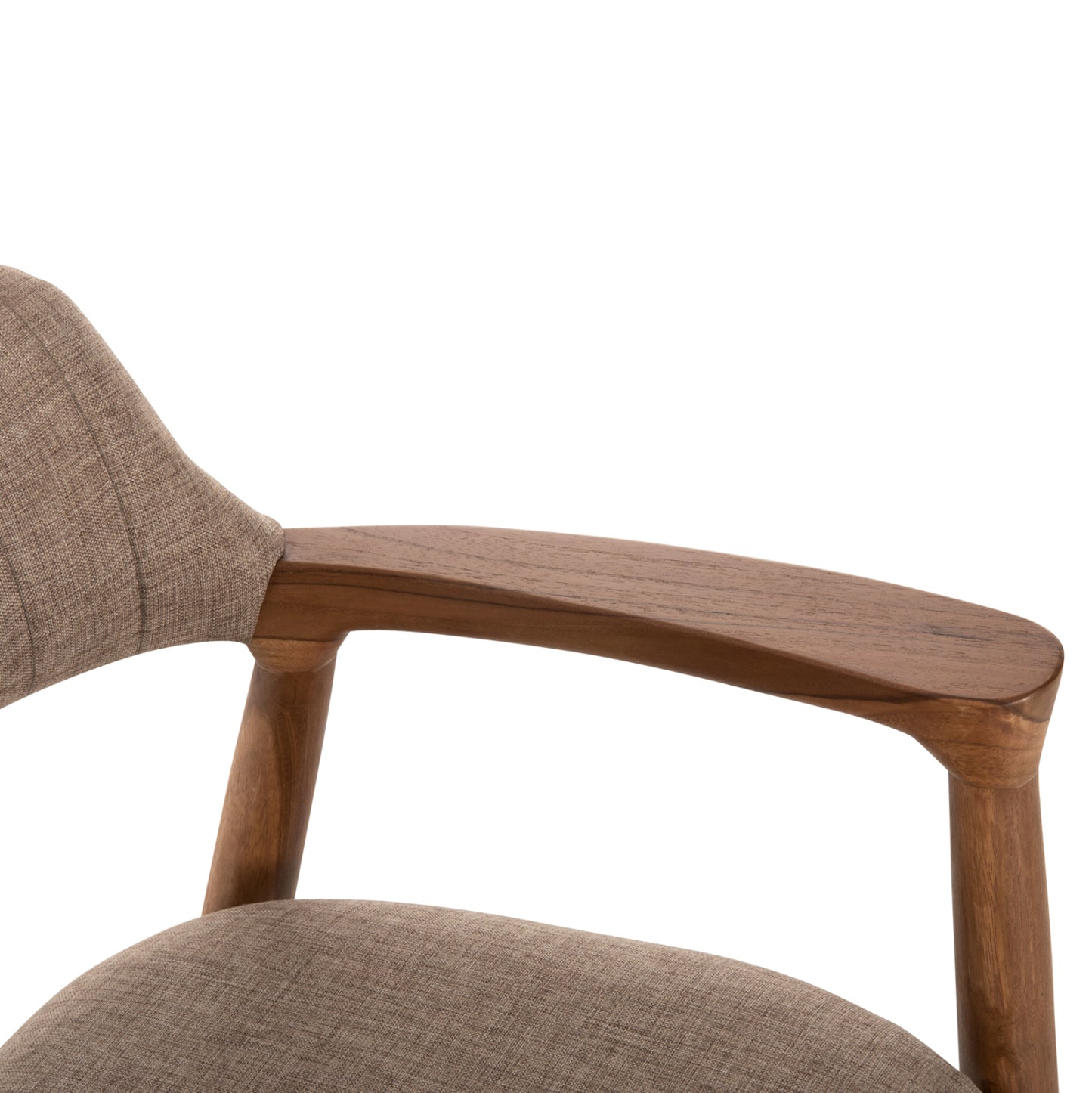 ΠΟΛΥΘΡΟΝΑ James Hm18259 Teak Wood ΜΕ ΣΑΜΠΑΝΙ ΥΦΑΣΜΑ 57x52x76Υεκ.