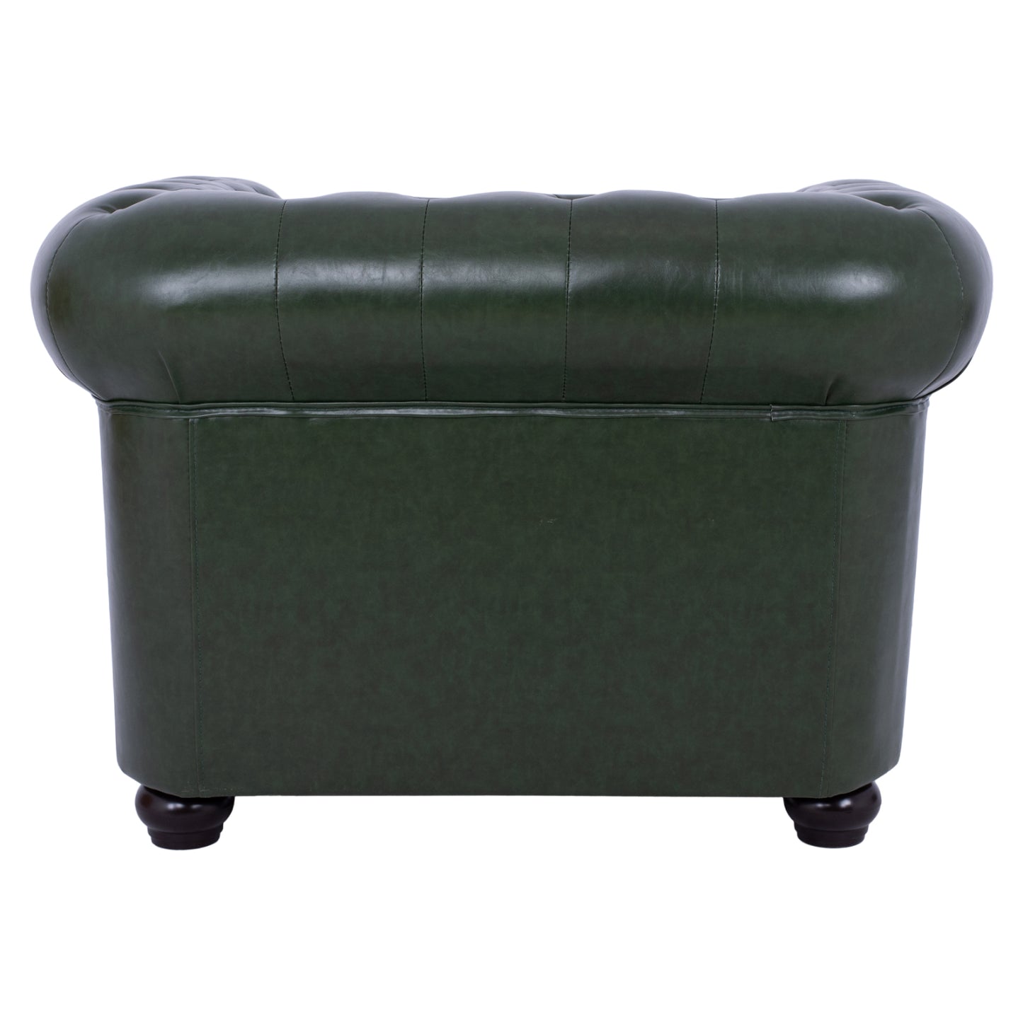Armchair T. Chesterfield Polina Hm3011.08 Cypress Green Pu 106x87x70h Cm.